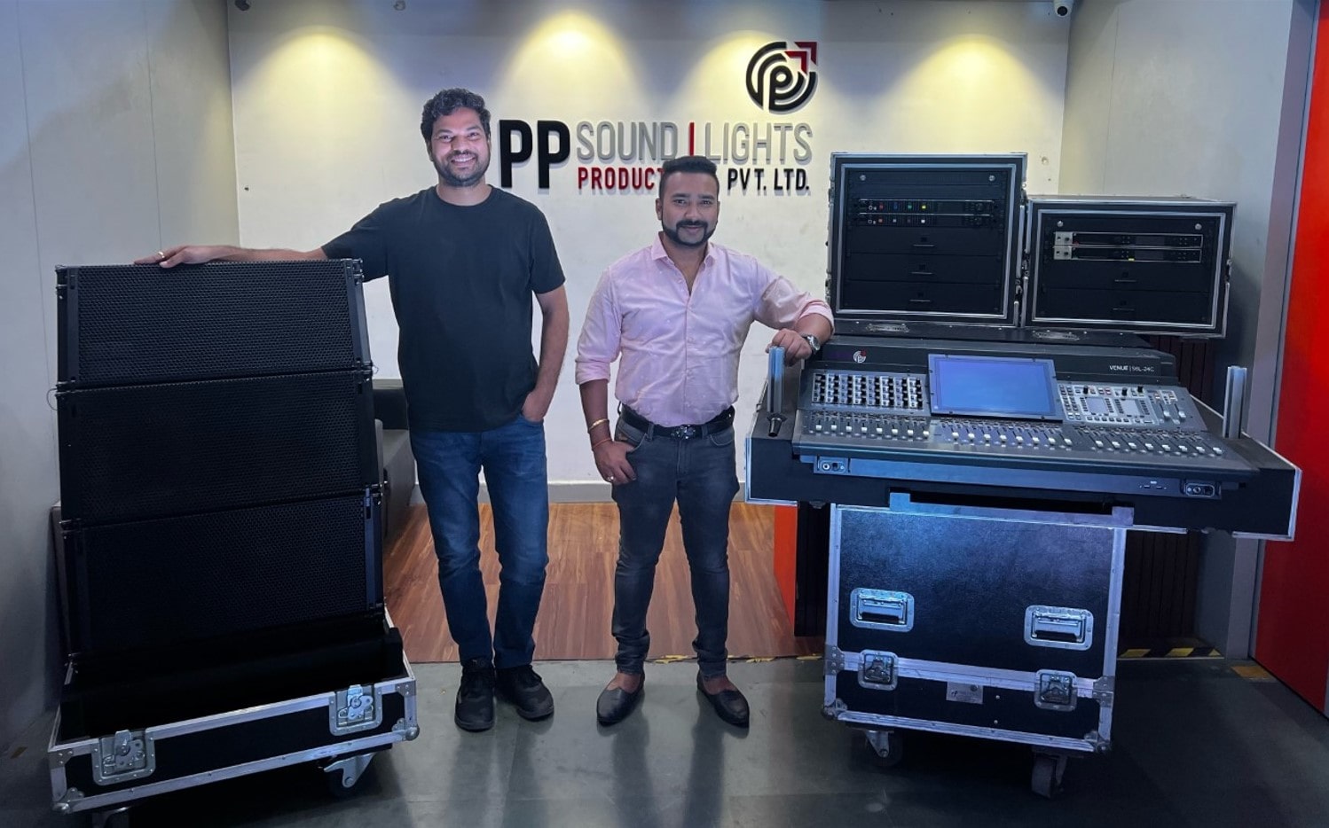 (L to R) Prem Bhoir, Prasad Parkar of PP Sound Light Productions